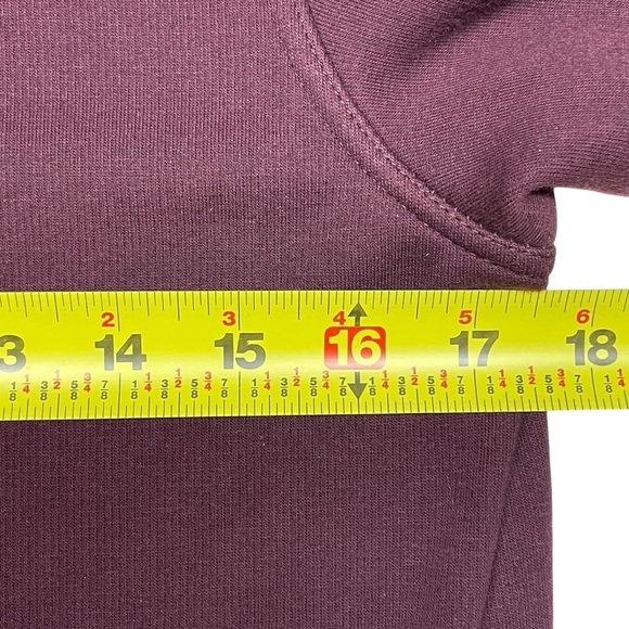 Athleta Burgundy Cozy Karma Twist Neck Sweatshirt Size XXS - Picture 15 of 16